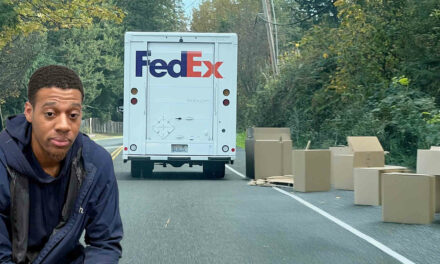 FedEx driver accused of throwing packages in the woods to avoid working late during Christmas season