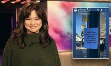 Valerie Bertinelli encourages followers to ‘begin again’ in the new year