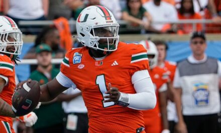 Miami’s Cam Ward opts out of bowl game in 2nd half after setting TD record, ignites social media debate