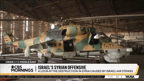 Anti-Israel CBS Reporter Mourns for Destroyed Syrian Military Equipment