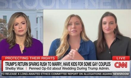 CNN Called Out for ‘Obscene Fearmongering’ on End of Gay Marriage Under Trump