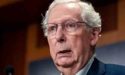 Calls for Term Limits Mount as Leaked Photo Shows Mitch McConnell Being Carted Around in Wheelchair