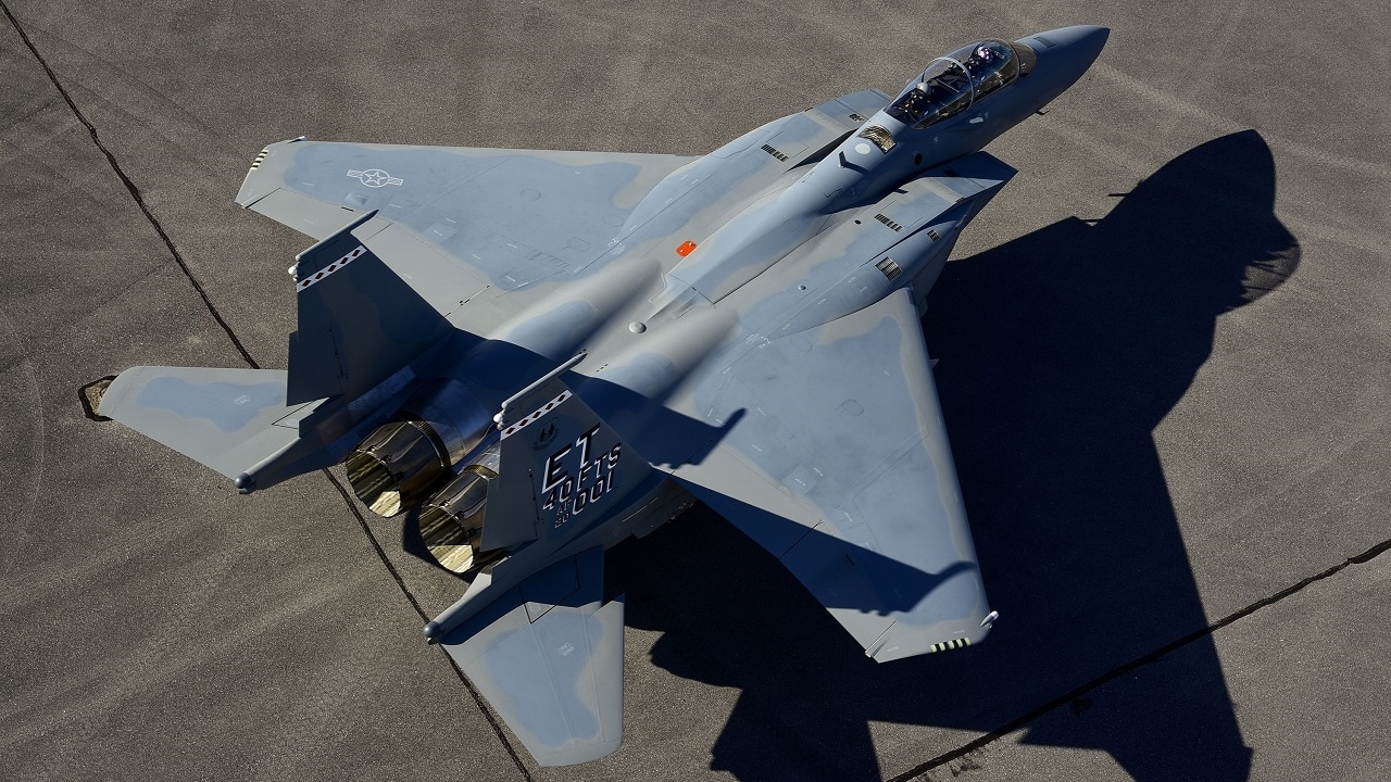 The F-15EX Eagle II, the Air Force’s newest fighter aircraft, arrives to Eglin Air Force Base, Florida March 11. The aircraft will be the first Air Force aircraft to be tested and fielded from beginning to end through combined developmental and operational tests. The 40th Flight Test Squadron and the 85th Test and Evaluation Squadron personnel are responsible for testing the aircraft. (U.S. Air Force photo/1st Lt. Karissa Rodriguez)