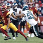 NFL roundup: Jalen Hurts injured as Eagles fall to Commanders