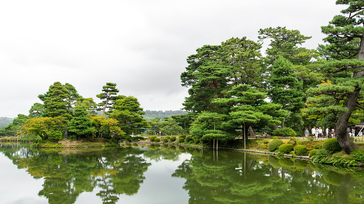 Kenroku-en gardens in Japan