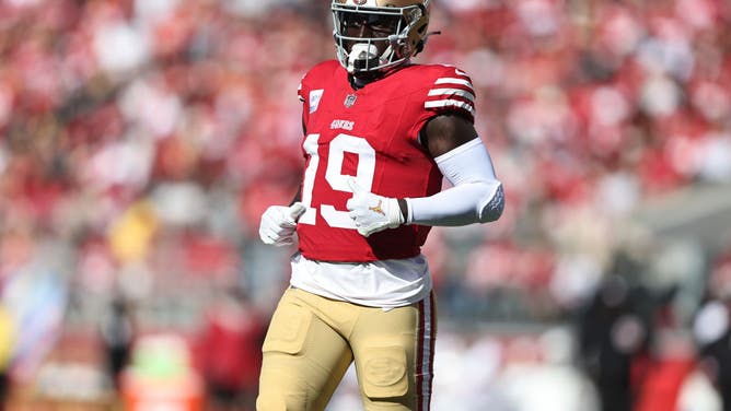 San Francisco 49ers wide receiver Deebo Samuel suffered an injury against the Cleveland Browns.