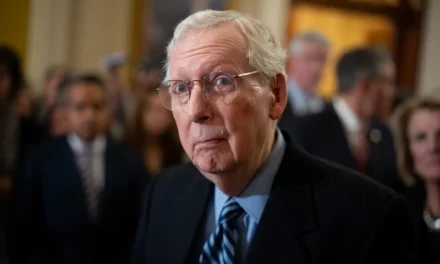 Mitch McConnell Receives Medical Attention After Fall In D.C.: ‘Sprained Wrist And Cut Up Face’