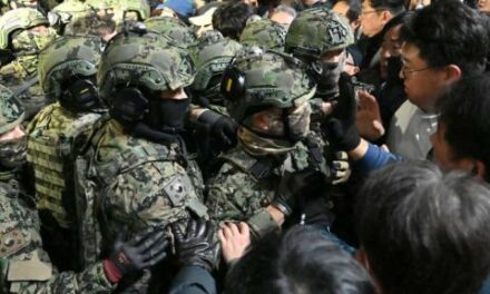 Protests form outside South Korea parliament after martial law declared