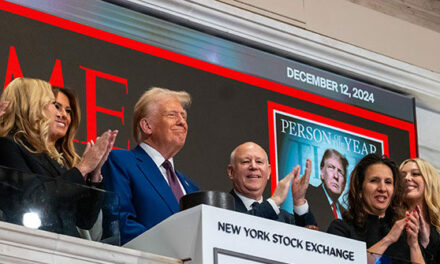 Donald Trump Predicts ‘Very Good Days Ahead’ as He Rings Opening Bell for New York Stock Exchange