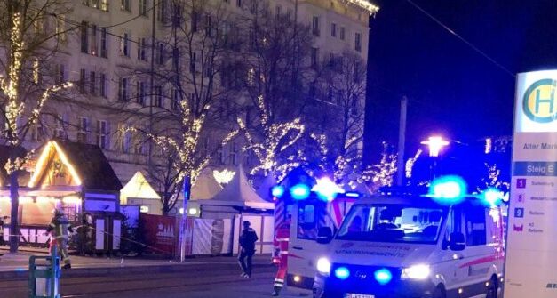 Car Plows Into German Christmas Market Crowd in Apparent Deliberate Attack