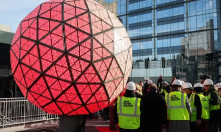 NYE Ball Unveiled In Times Square For 2025 Celebration