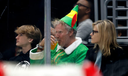 Will Ferrell Dresses as His ‘Elf’ Character at NHL Game