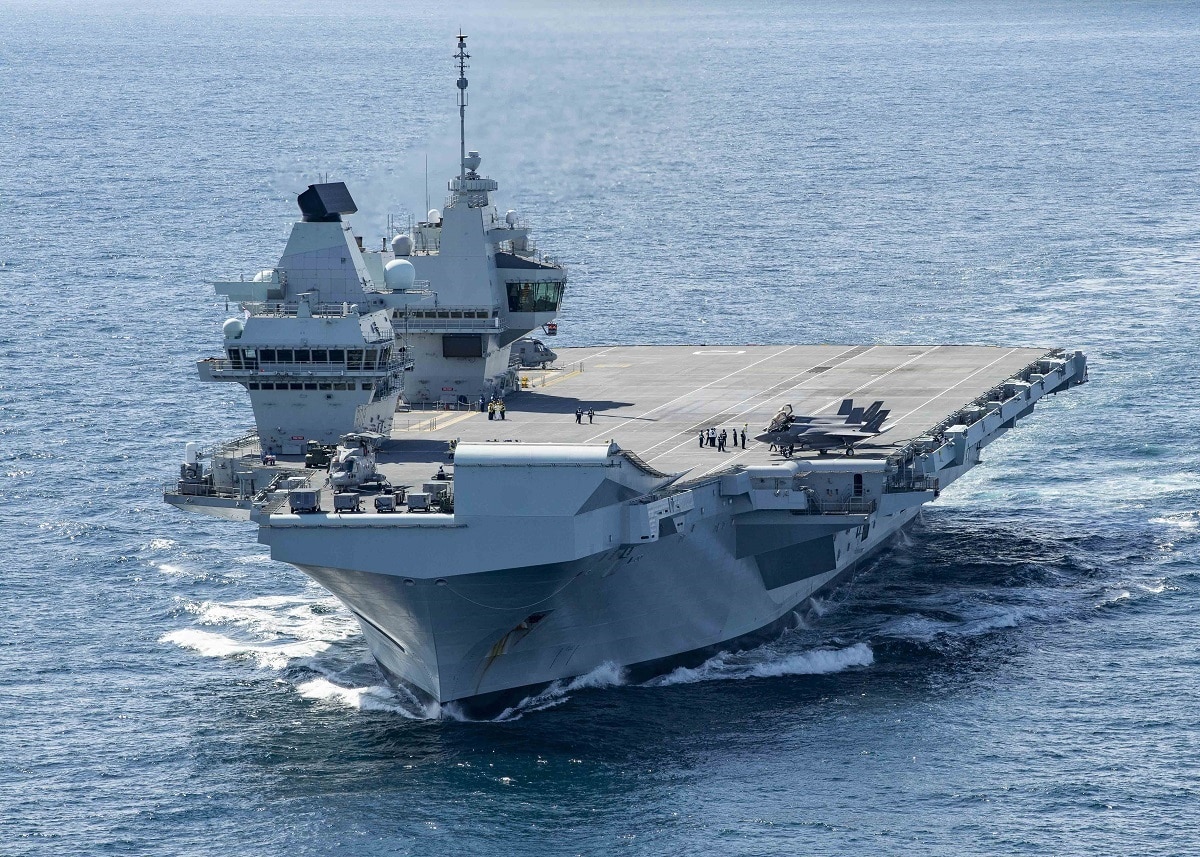 HMS Queen Elizabeth Aircraft Carrier 