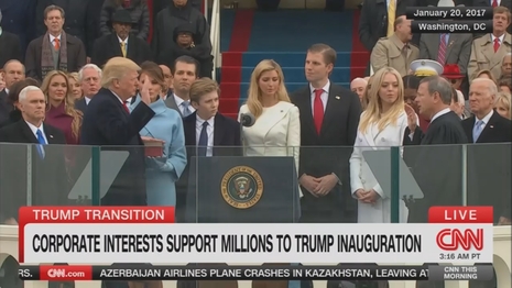 CNN’s Sour Grapes! Whining About Corporations Funding the Trump Inaugural