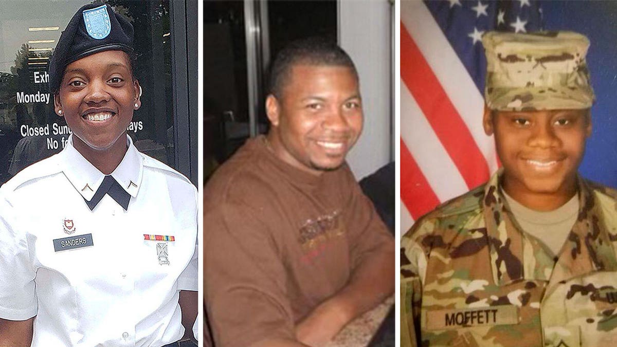 Sgt. Kennedy Sanders, Staff Sgt. William Jerome Rivers and Sgt. Breonna Alexsondria Moffett