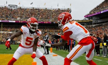 WATCH: Chiefs’ Xavier Worthy Penalized After Bizarre End Zone Celebration