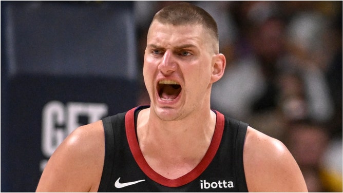 Nicola Jokic's brother Strahinja punched a fan during the Lakers/Nuggets game. Watch a video of the situation. (Credit: Getty Images)