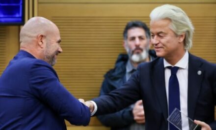 Dutch Populist Wilders Awarded by Israel’s Knesset, Warns ‘If Israel Falls, the West Will Be Next’