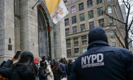 Anti-Israel Activists Protest St. Patrick’s Cathedral on Christmas in NYC