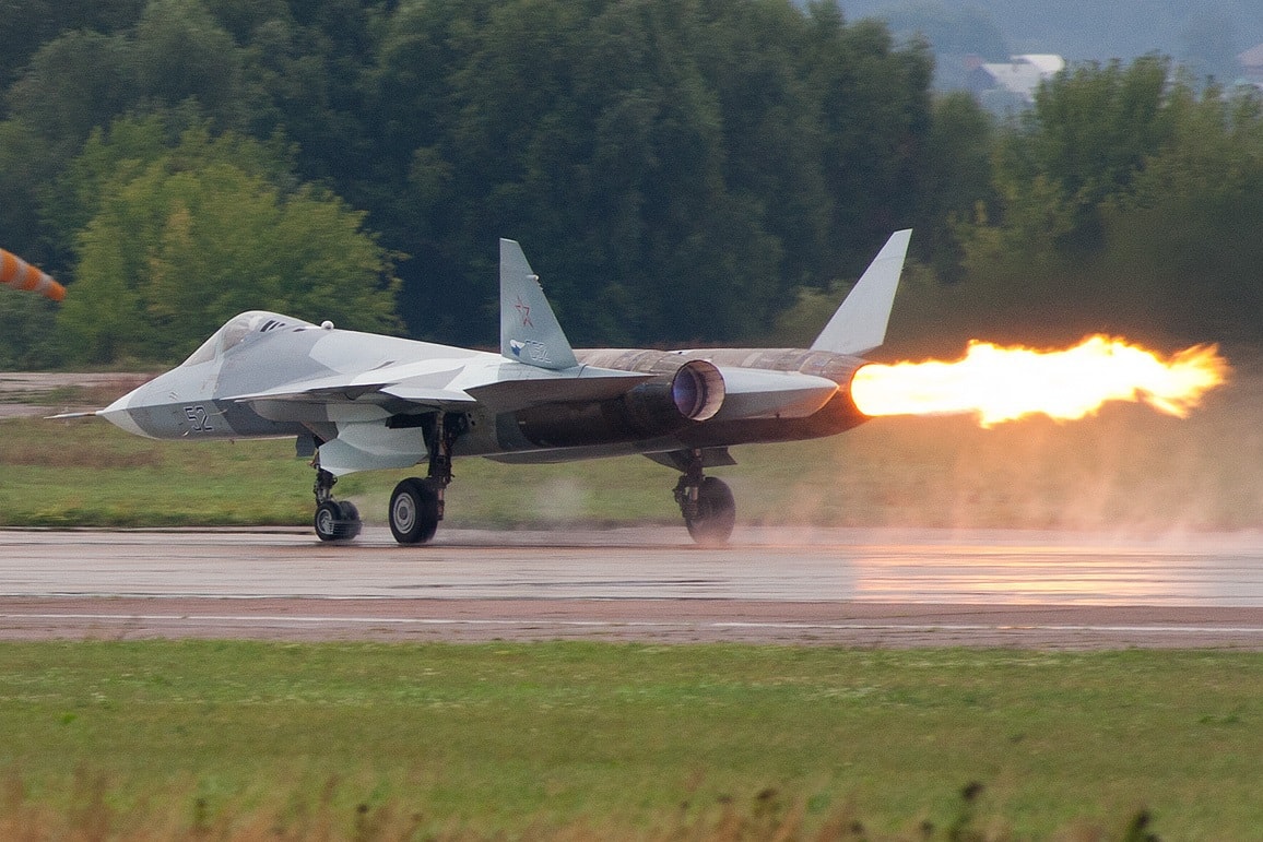 Su-57 Stealth. Russian Air Force.