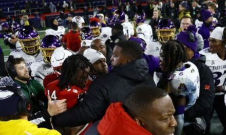 VIDEO: College Football Referee Bloodied During Wild Bowl Game Brawl