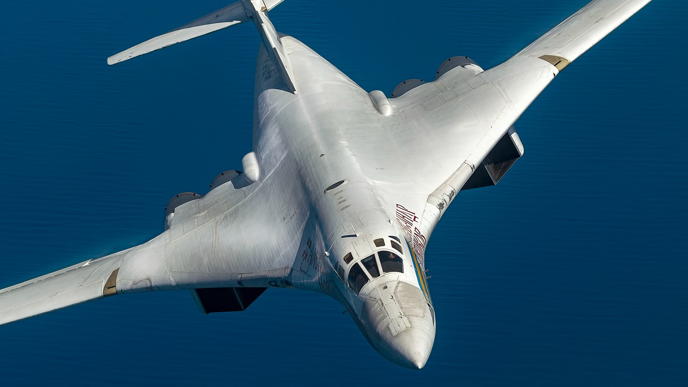 Tu-160 Bomber from Russian Air Force. Image Credit: Creative Commons.