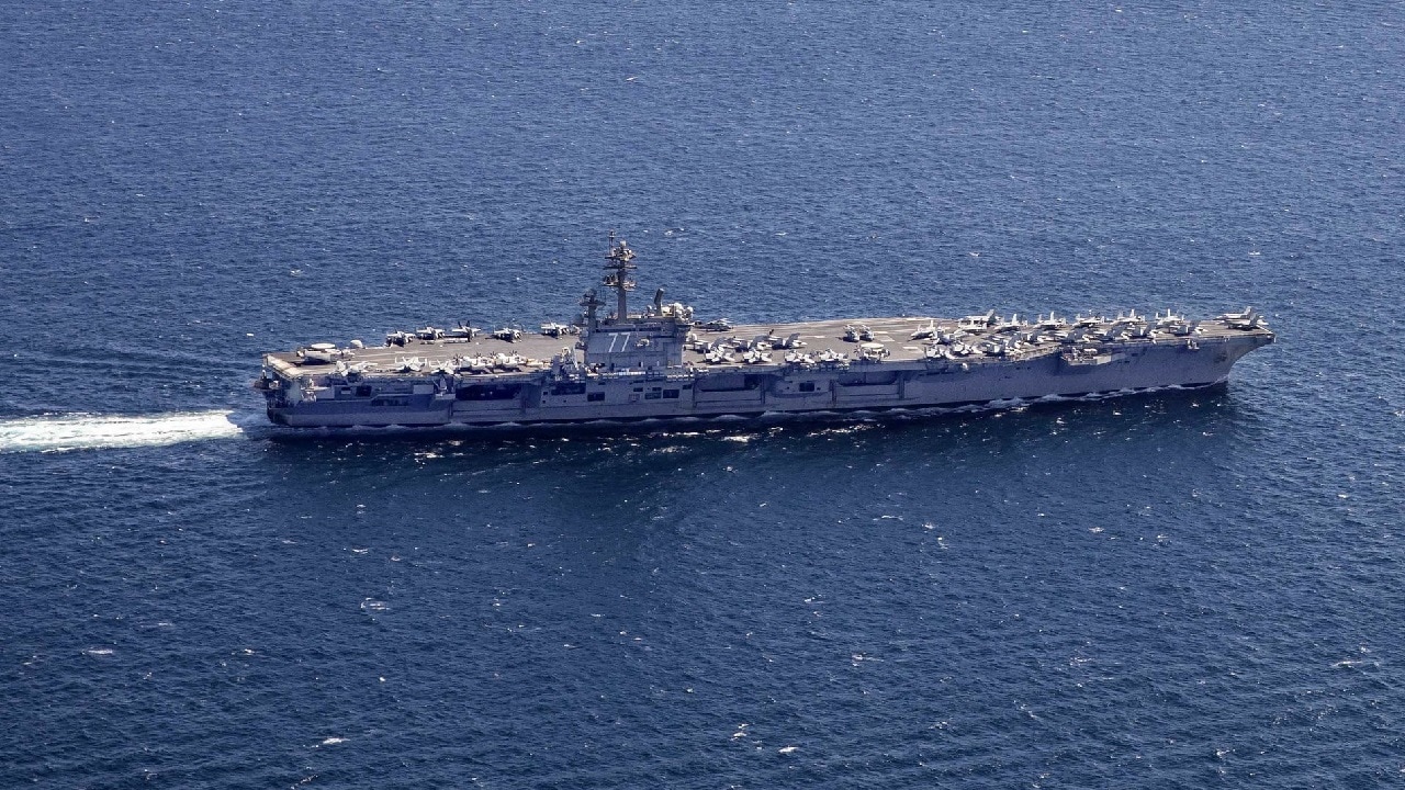 U.S. Navy Aircraft Carrier.