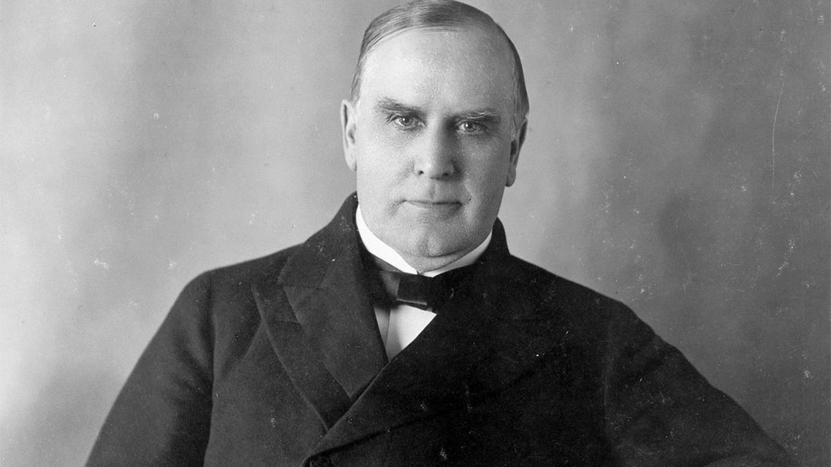 William McKinley black/white portrait