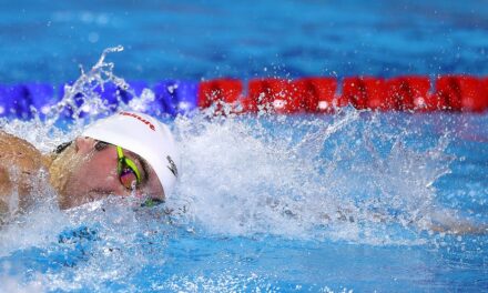 American Jack Alexy wins first individual gold medal in men’s 100m free final at world swimming championships