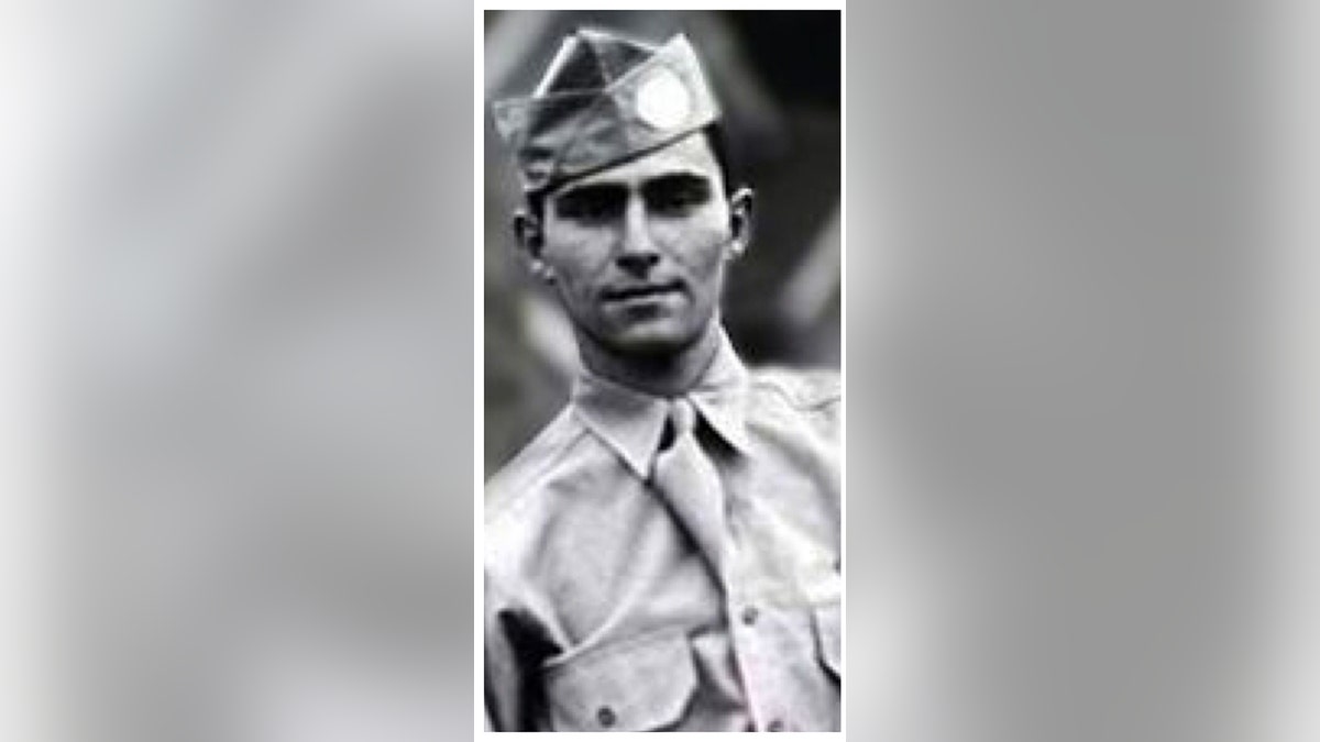 A close-up of Rod Serling in uniform.