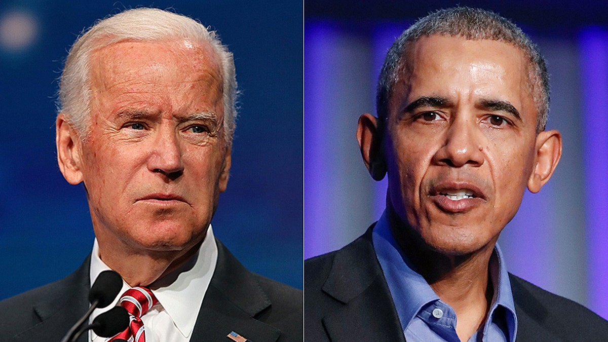 President Biden and former President Barack Obama