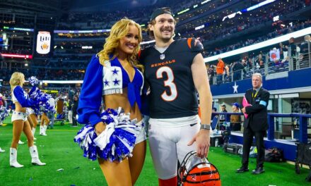 Cowboys cheerleader dating Bengals kicker Cade York has sweet reaction after successful extra point attempt