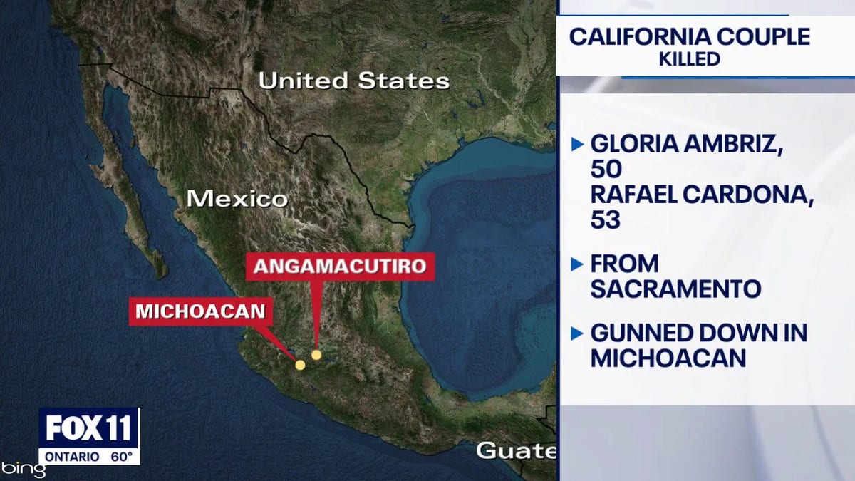 The Michoacán State Attorney General's Office has launched an investigation into the murders of California couple Gloria Ambriz, 50, and Rafael Cardona, 53, who were attacked while on vacation.