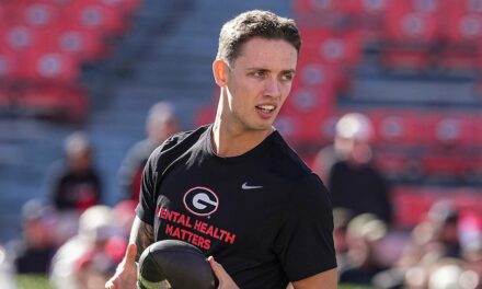 Hanna Cavinder praises boyfriend Carson Beck as Georgia star declares for NFL Draft