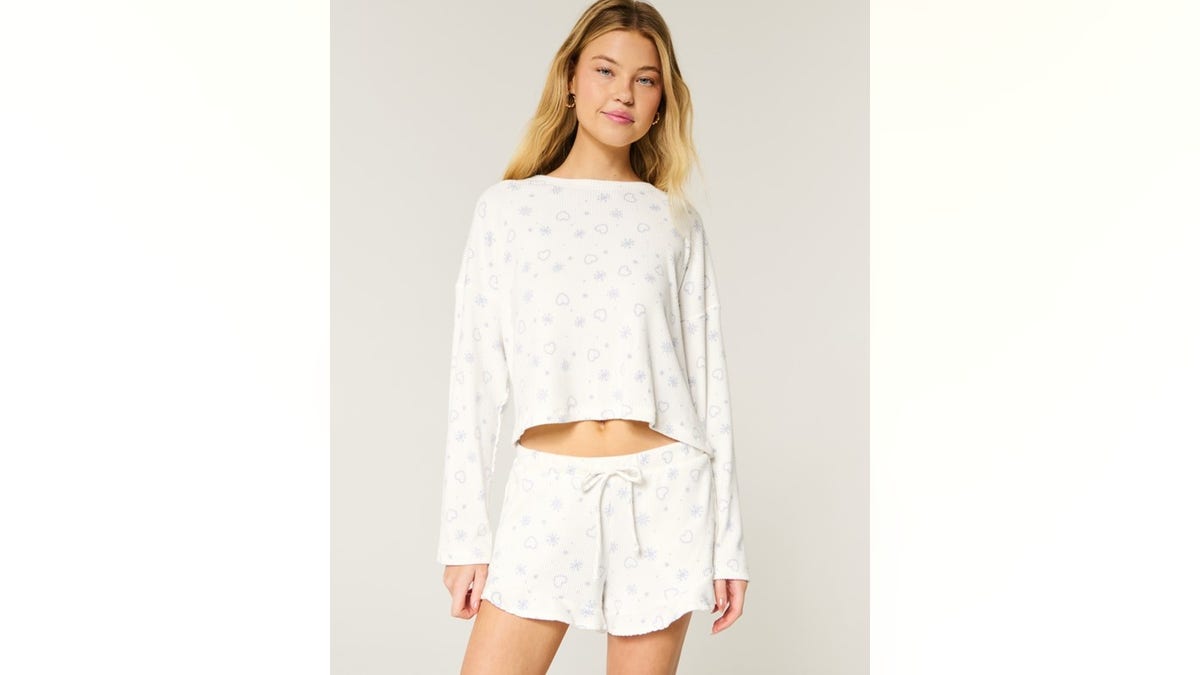 Get a new pajama set that's comfortable and soft. 