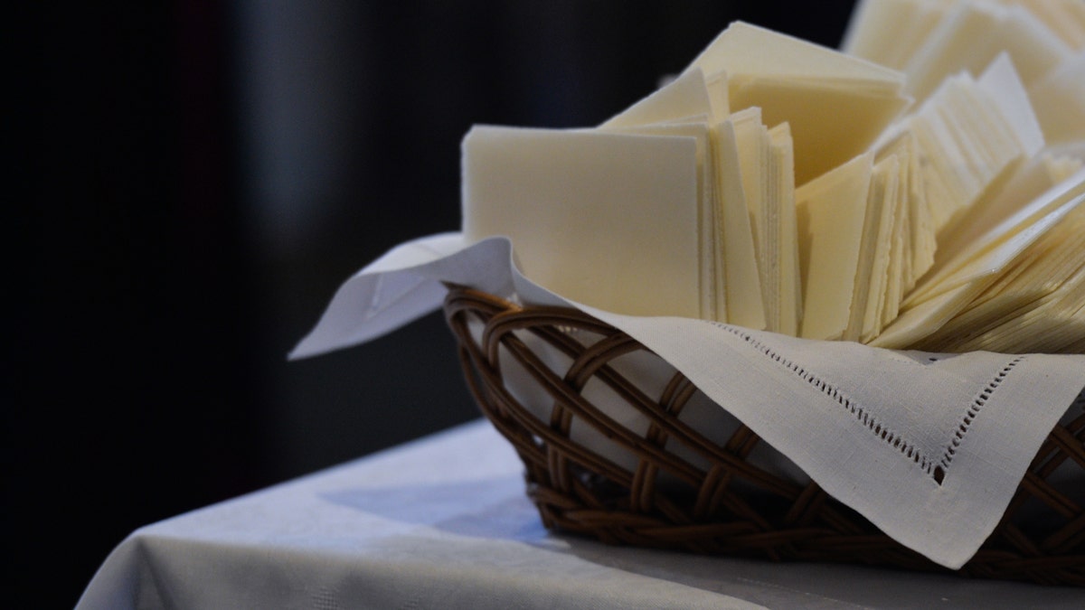 Wafers in a basket 