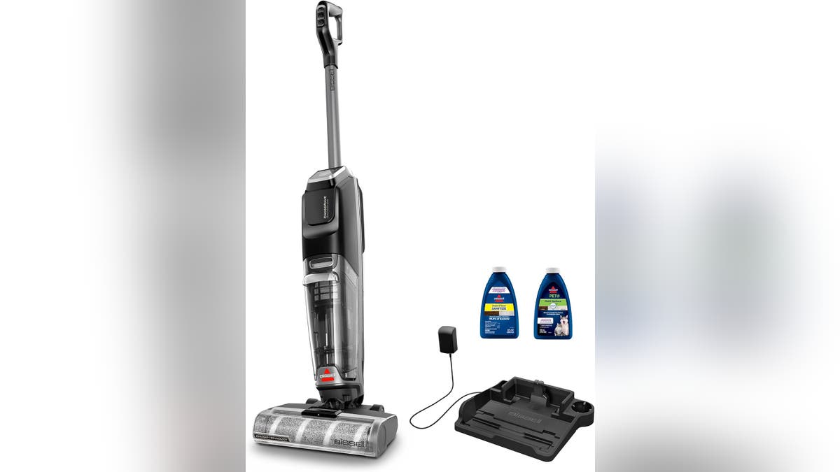 The Bissell CrossWave OmniForce is a wet dry vacuum.