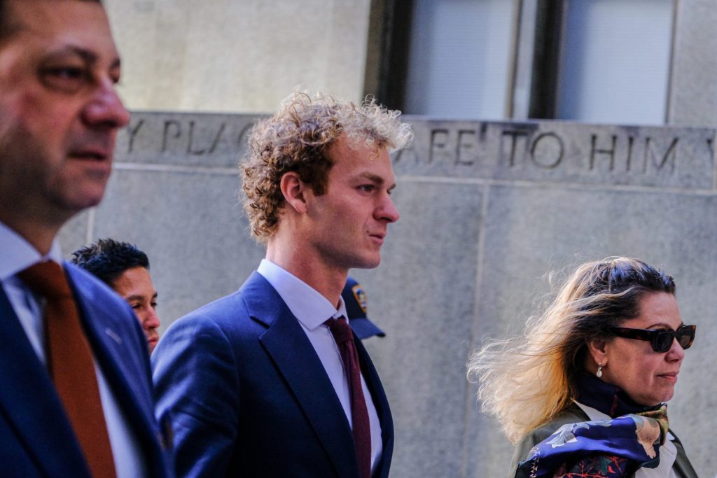 Daniel Penny is seen arriving to the Manhattan Criminal Court building on December 06, 2024 in New York City.