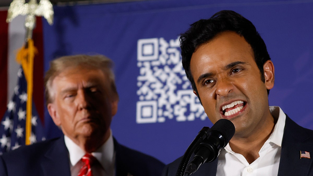 Donald Trump and Vivek Ramaswamy