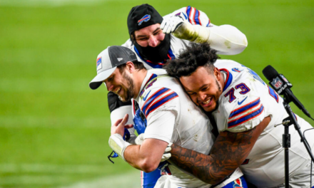 Bills O-Line Gifts Diamond ‘MVP’ Chain To Josh Allen For Christmas