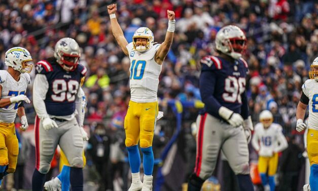 Chargers rout Patriots in blowout victory to clinch playoff berth