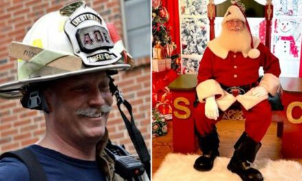 Firefighter dresses as Santa Claus to bring joy to sick kids: ‘Something to believe in’