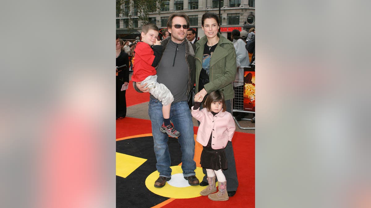 christian slater with ryan haddon and kids 