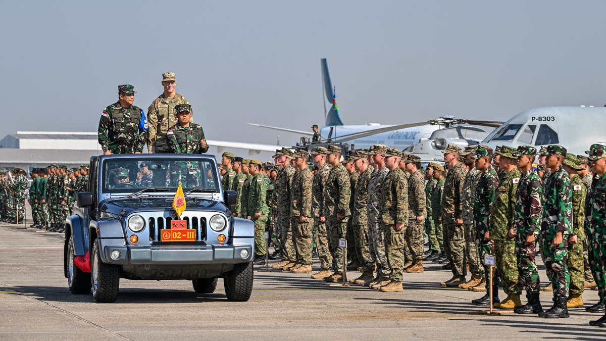 troop inspection in East Java