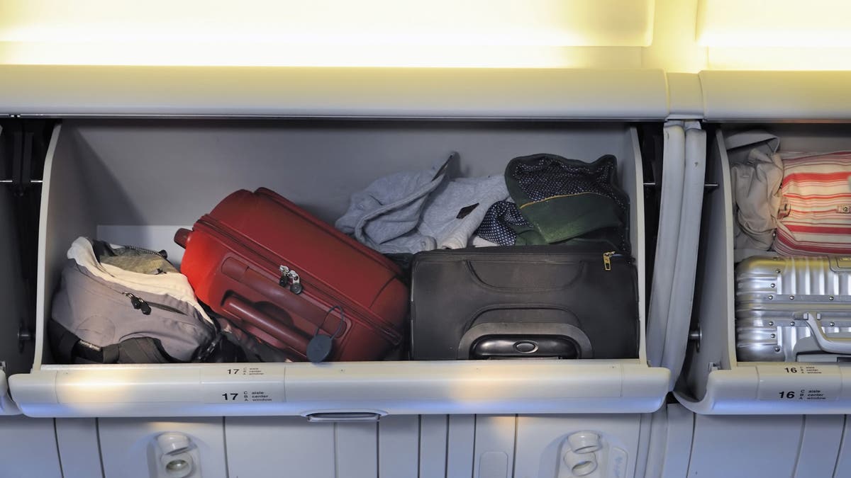 plane overhead bin