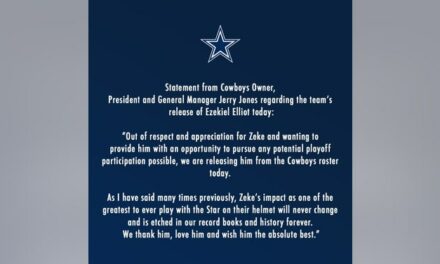 Dallas Cowboys Cut Ezekiel Elliott, Somehow Misspell His Name In Announcement