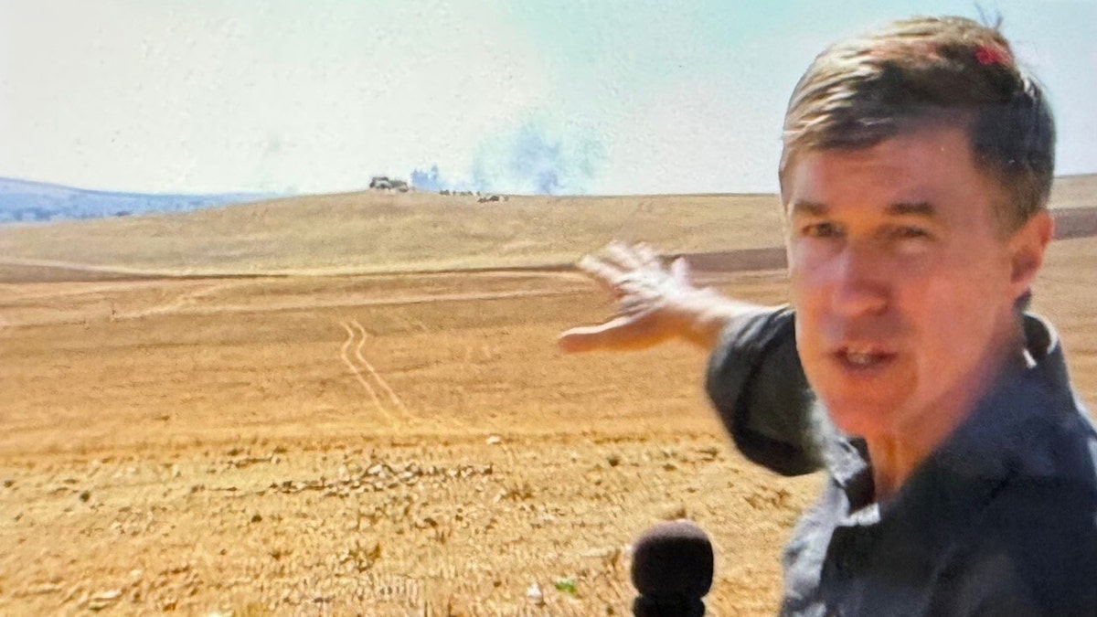 Greg Palkot reporting on the Syria-Turkey border in 2014.