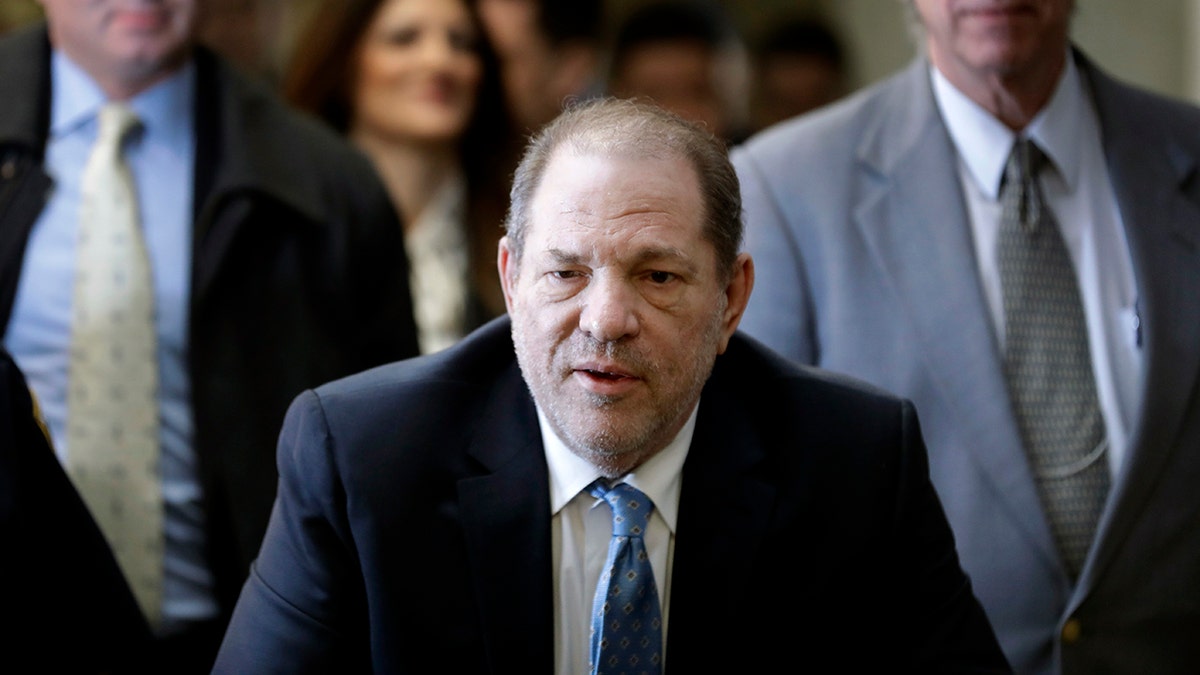 Harvey Weinstein arrives in court