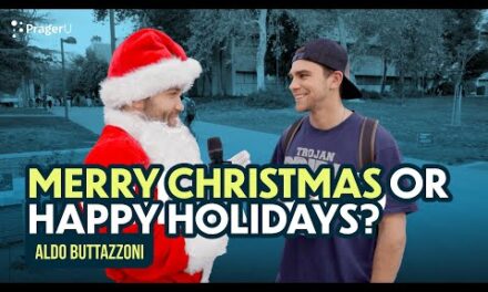 Merry Christmas or Happy Holidays? | Man on the Street | PragerU