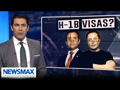 H-1B visa debate divides MAGA | Rob Schmitt Tonight